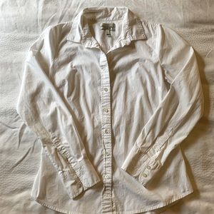J Crew white button up